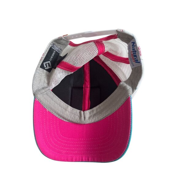 NATURAL LIGHT Natty Naturdays Flamingo Trucker Hat Cap Adjustable - Picture 4 of 5